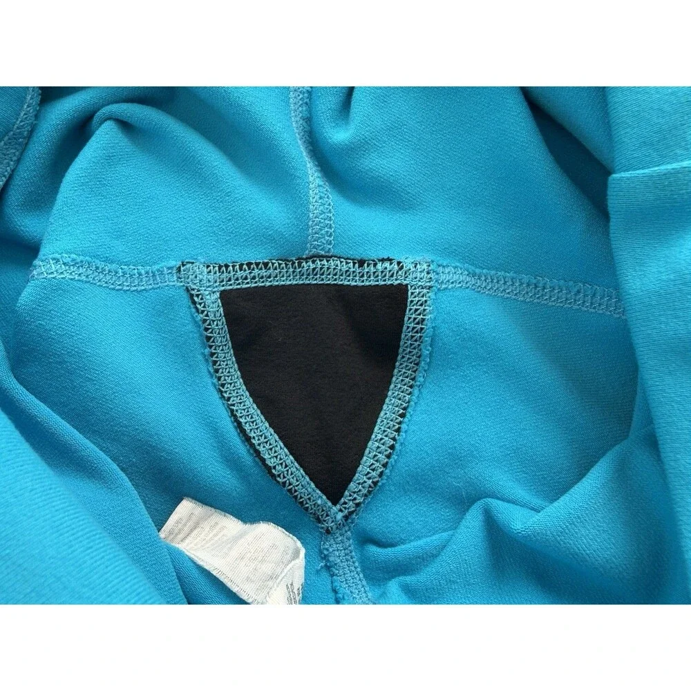 ✿ Alo Yoga Blue Color Block High Waist Leggings Size S Performance Activewear